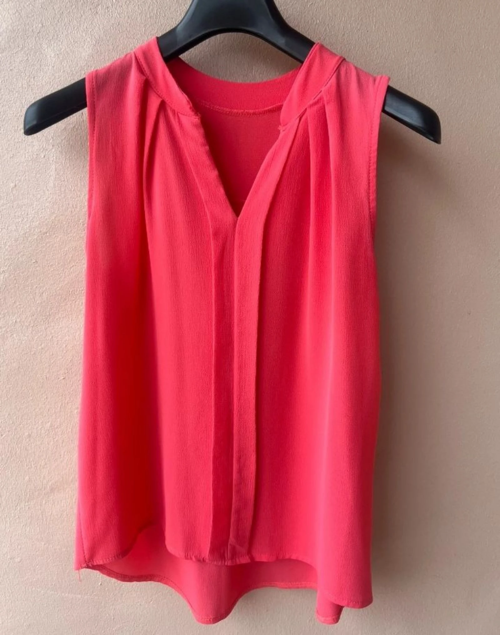 Blusa rosa viva, nova, tamanho S/M